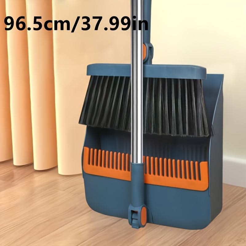 SWEEPVEX – Set de limpieza con escoba de mango largo y recogedor