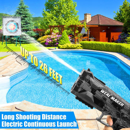 Ortekor SplashStorm | Electric Water Gun with Long Range & Large Capacity | Fun Water Battles for Kids