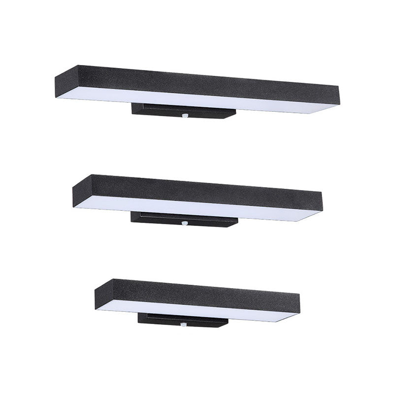 Exterior Sconce Light 19W LED Black Stainless Steel Weather-Resistant 15.8 Inch for Patio Garden Pathway Entry Security Hardwired 3000K Glow
