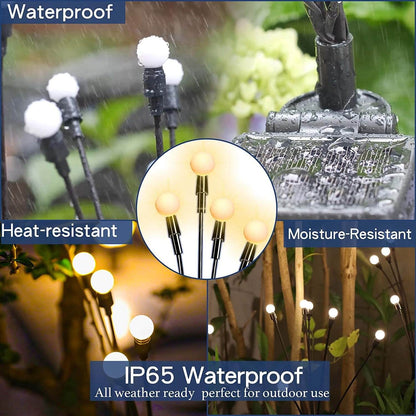 Solar Outdoor Pathway Stake Light White Modern LED Garden Lamp Auto On/Off 6 8 10 LEDs Wireless Walkway Patio Yard Deck Lighting