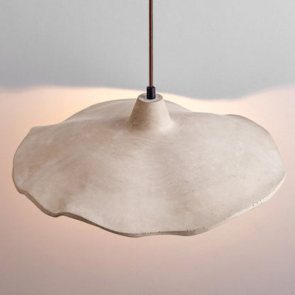 Industrial Concrete Hanging Light 10 in Yellow Ceiling Pendant Hardwired E26 Socket Adjustable Cord Kitchen Dining Room Bedroom Entryway Rus