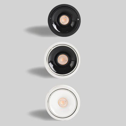 Swivel-Head LED Ceiling Spotlight in Aluminum Housing with Flush-Mount Design for Bedrooms, Kitchens & Hallways