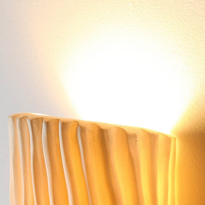 Resin Sconce Bi-Directional Light 10 inch Modern Wall Mount for Bedroom Hallway Study Accent Lighting