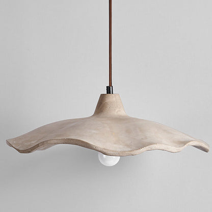 Industrial Concrete Hanging Light 10 in Yellow Ceiling Pendant Hardwired E26 Socket Adjustable Cord Kitchen Dining Room Bedroom Entryway Rus