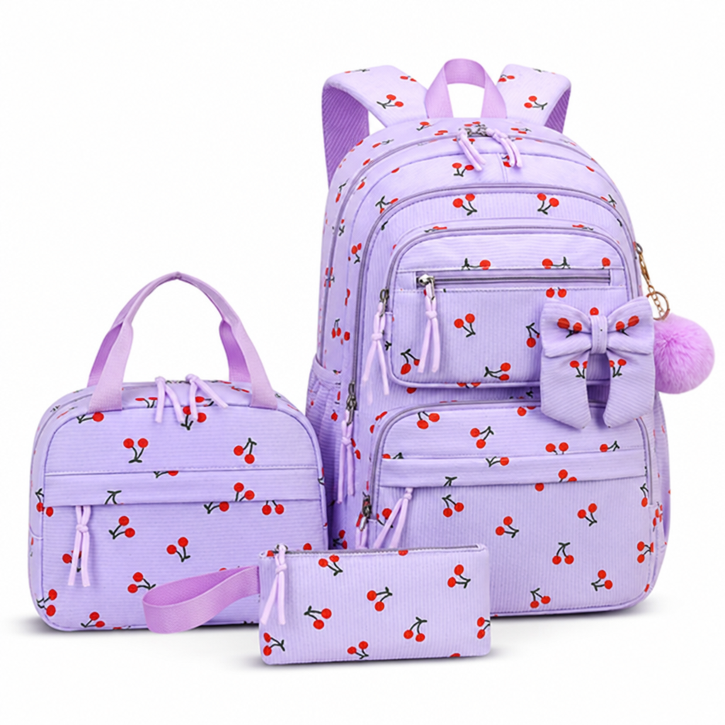 Set de mochila de pana ligera (3 piezas)