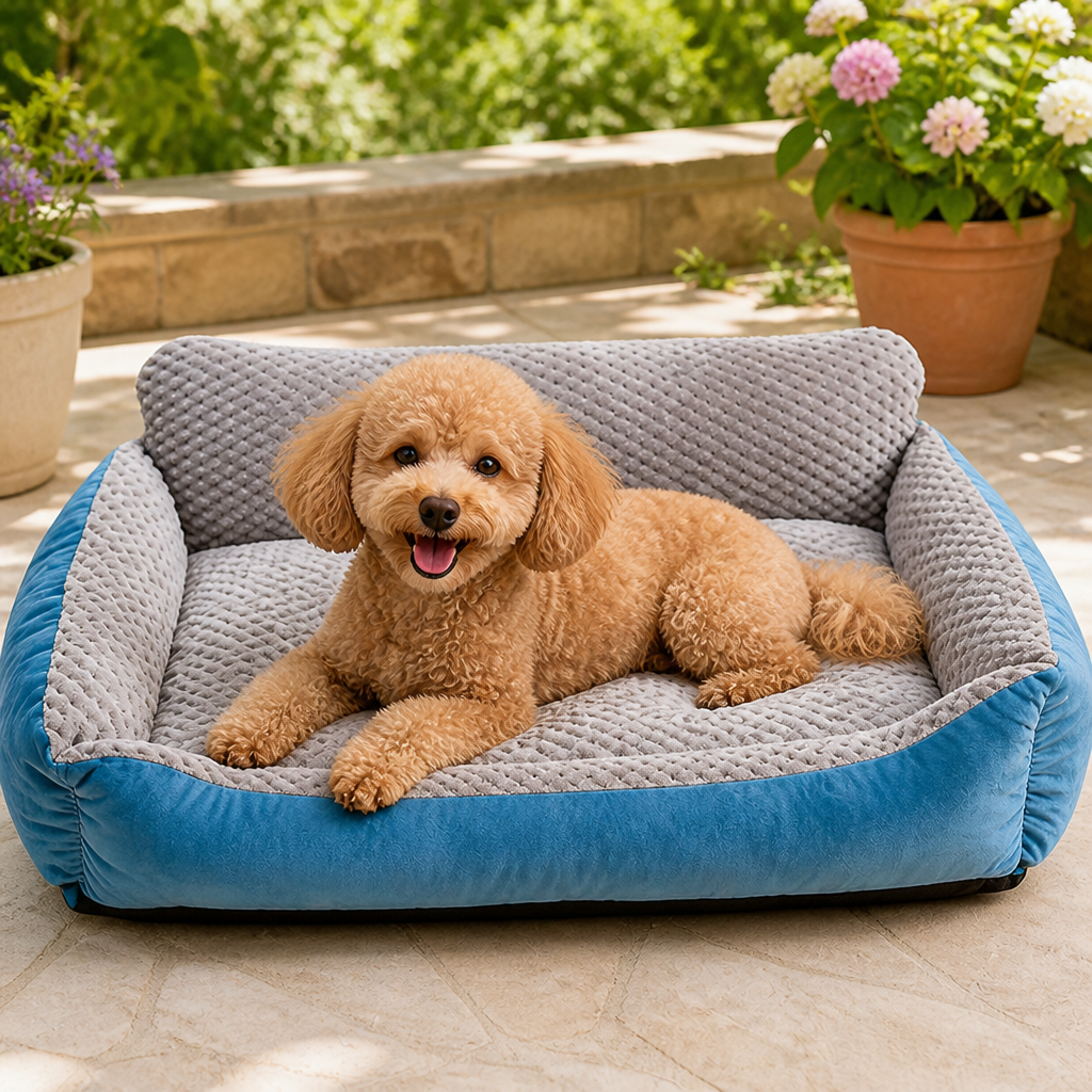 Ortekor High-Back Extra Thick Plush Pet Sofa Bed (Washable Cover)