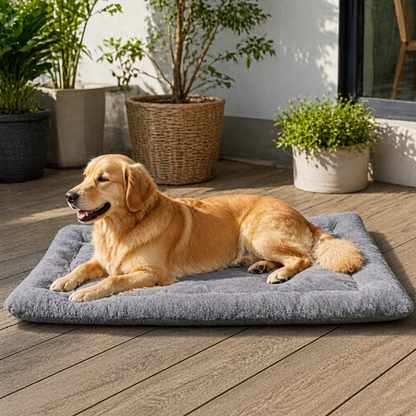 Ortekor Fleece-Filled & Washable Dog Bed (Large)