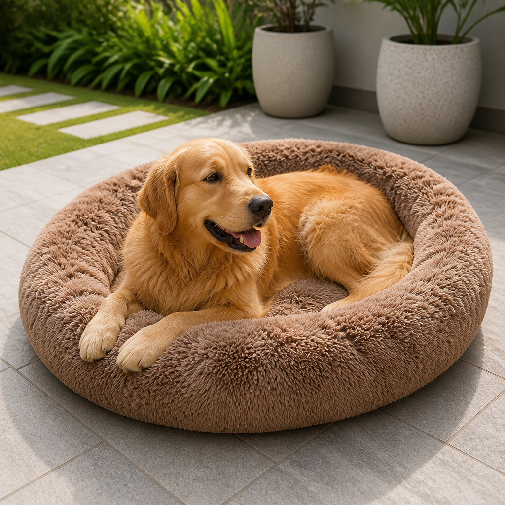 Ortekor Plush Donut Bolster Bed