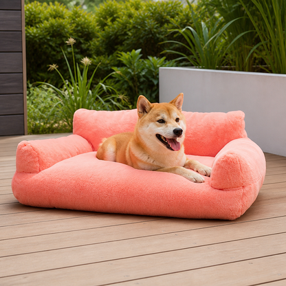 Ortekor Cozy Winter Washable Dog Bed (Anti-Slip Base)