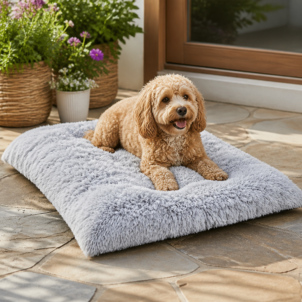 Ortekor Gradient Plush Fleece Dog Bed