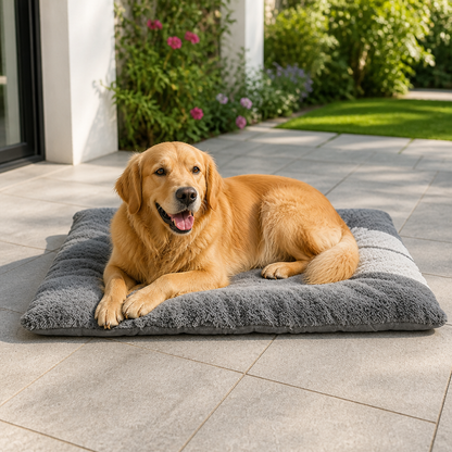 Ortekor Plush Polyester & Insulated Fill Dog Bed