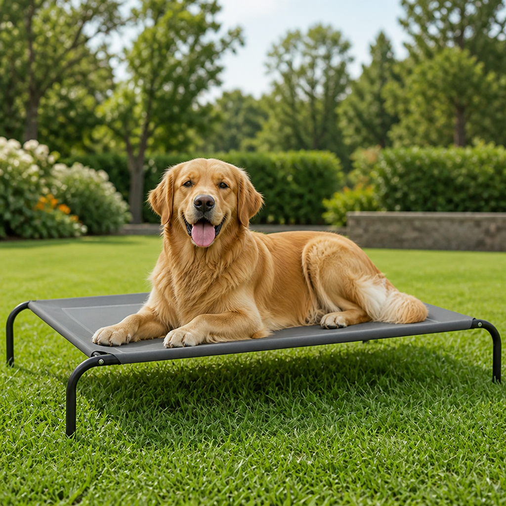 Ortekor Elevated Cooling & Chew-Resistant Dog Bed