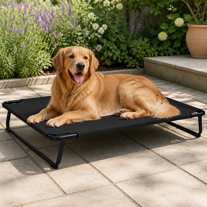 Ortekor Elevated Iron Frame & Breathable Dog Bed (No Filler)