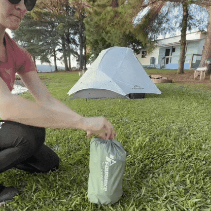 Esterilla de dormir GreenCloud Air | Colchoneta de camping inflable con almohada integrada | Comodidad máxima para aventuras al aire libre