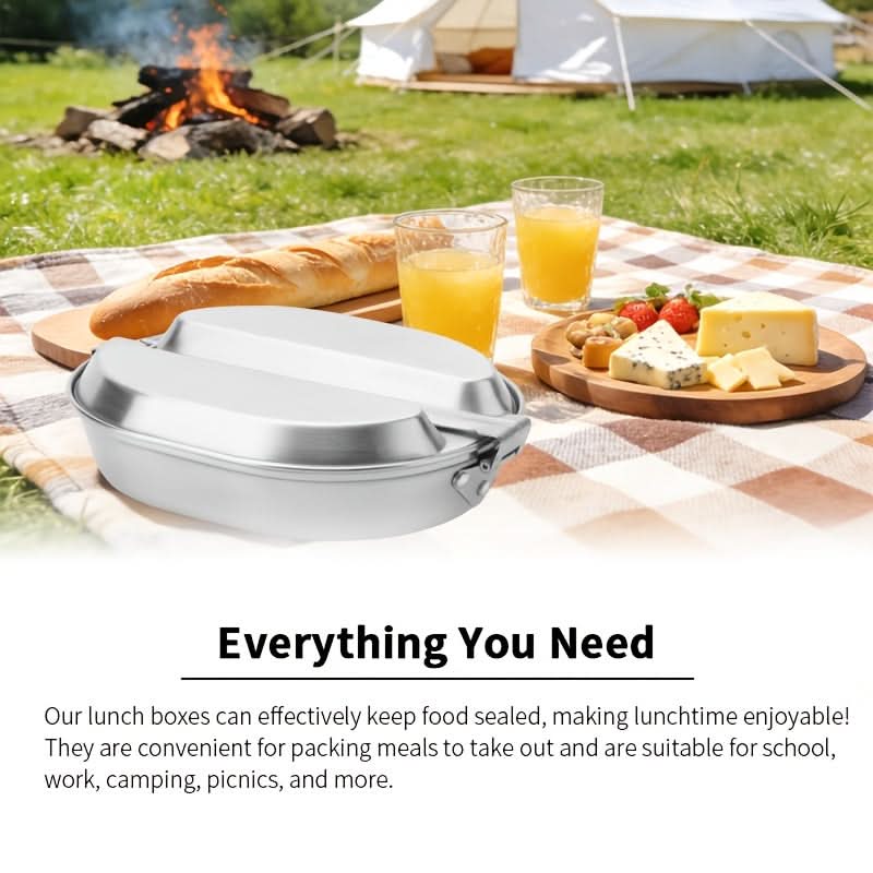 MEALTREK – Stainless Steel Camping Lunch Box