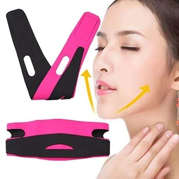 Facial Slimming Band Heat-Activated Neotex Adjustable Velcro