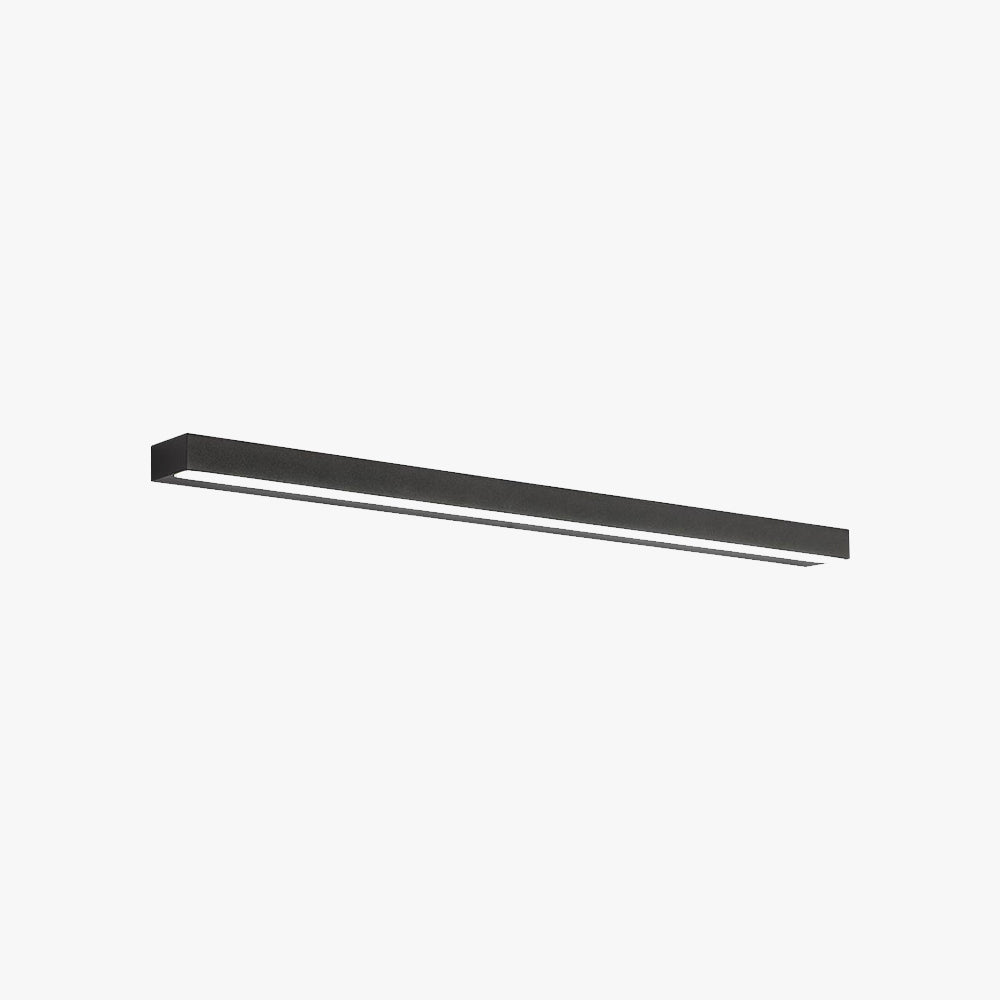 Modern Bathroom Vanity Light Fixture LED Mirror Sconce Black Metal Acrylic for Grooming Makeup Application Dressing Room Wall Mount Illumina