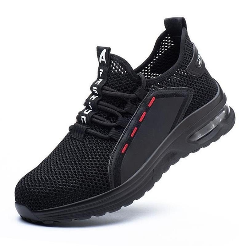Steel Toe Work Shoes for Men & Women – Breathable Mesh Safety Sneakers with Slip-Resistant Sole & Puncture-Proof Protection for