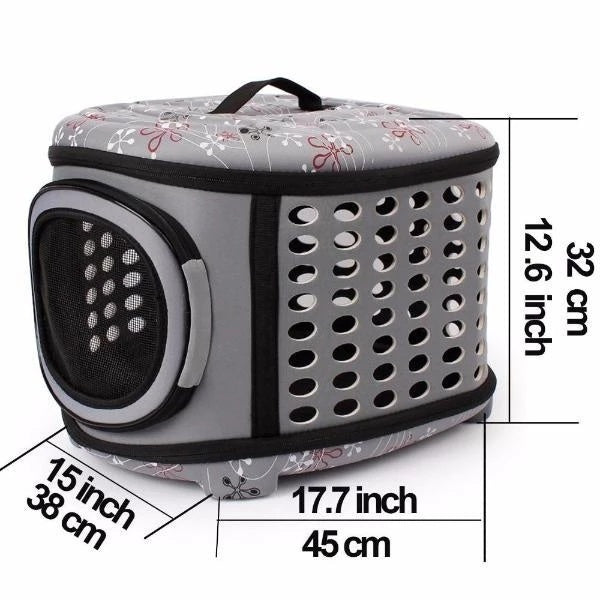 Compañero de viaje | Transportador grande para gatos con diseño resistente e interior cómodo | Viajes seguros para tu amigo felino