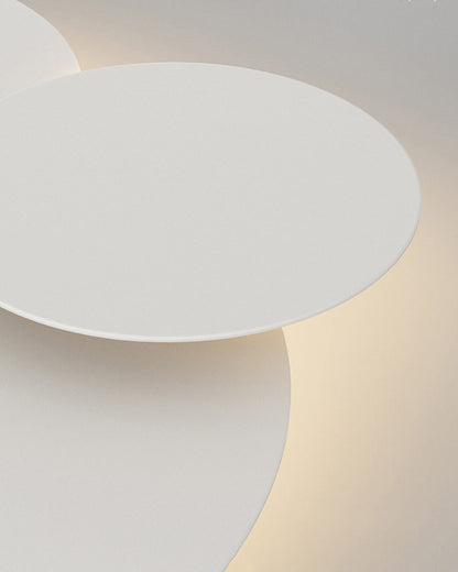Lámpara de techo LED empotrable 31.5×28 pulg. regulable con control remoto, diseño de disco moderno de acrílico blanco para dormitorio, sala de estar y baño 1
