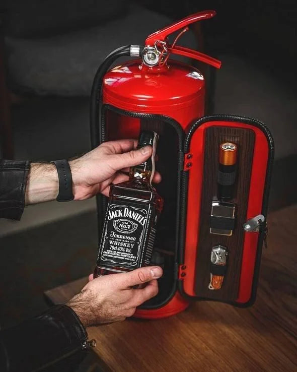 Creative Spirits Storage | Fire Extinguisher Whisky Holder with Unique Design | Portable Decor for Home Bars