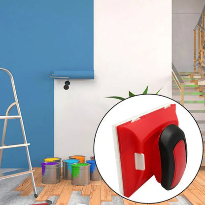 Corner Trim Painting Tool with Swivel Grip 4.7×3.5 inch Reusable Pads No Masking Tape Needed for Walls Ceilings Baseboards Door Frames DIY H