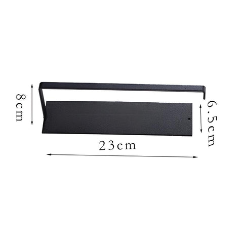 Mira Under Cabinet Paper Towel Holder - Durable Iron, Adhesive Mount