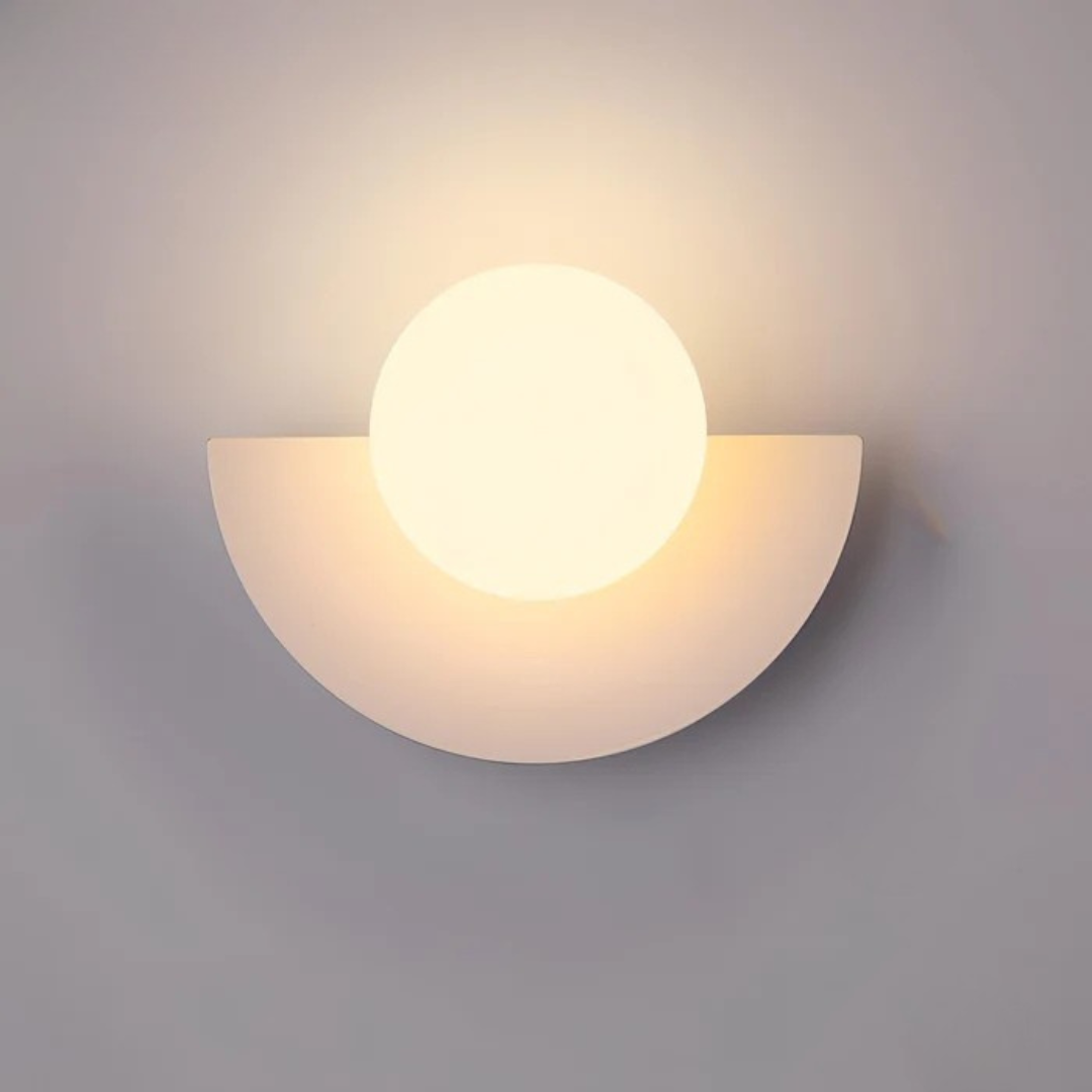 Modern LED Wall Sconce Light Fixture - Sleek Metal Design for Living Room, Bedroom, Hallway, Office - Energy Efficient G9 Bulb Included
