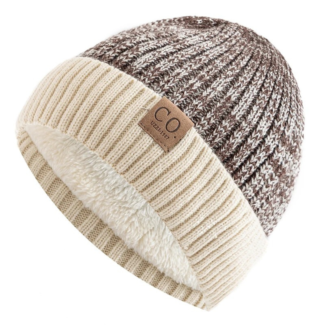 Fleece-Lined Knit Winter Beanie Hat for Men & Women – Warm Thermal Skull Cap – Cold Weather Headwear for Outdoors & Everyday