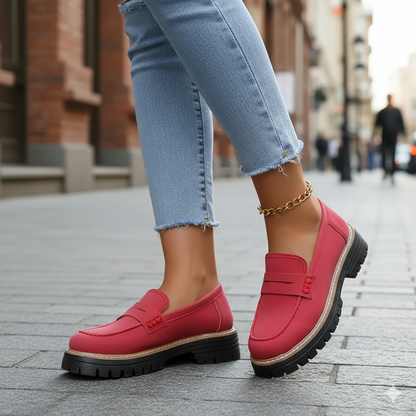 Cushioned Slip-On Shoes with Arch Support & Non-Slip Sole for All-Day Comfort – Women's & Men's Casual Loafers for Walking, Work, Travel