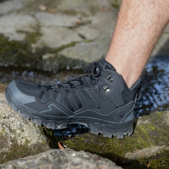 Cushioned High-Top Hiking Boots with Ankle Support for Men & Women – Waterproof Trail Shoes for Outdoor Adventures & Travel