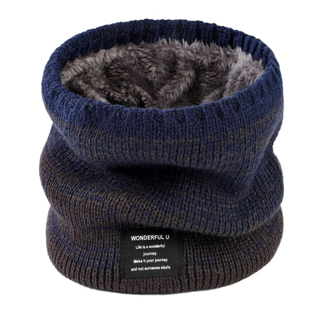 Fleece-Lined Knit Neck Warmer for Cold Weather Protection | Winter Scarf Gaiter for Men & Women | Thermal Neck Wrap for Outdoor Activities