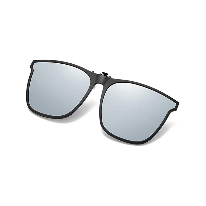 Magnetic Clip-On Polarized Sunglasses Adapter for Prescription Glasses UV Protection Flip-Up Lenses Driving Eyewear Accessory for Eyeglasses