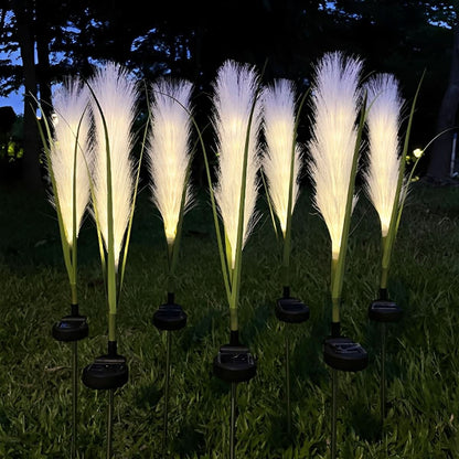 REEDGLOW – Solar Reed Pathway Lights for Serene Garden Ambience