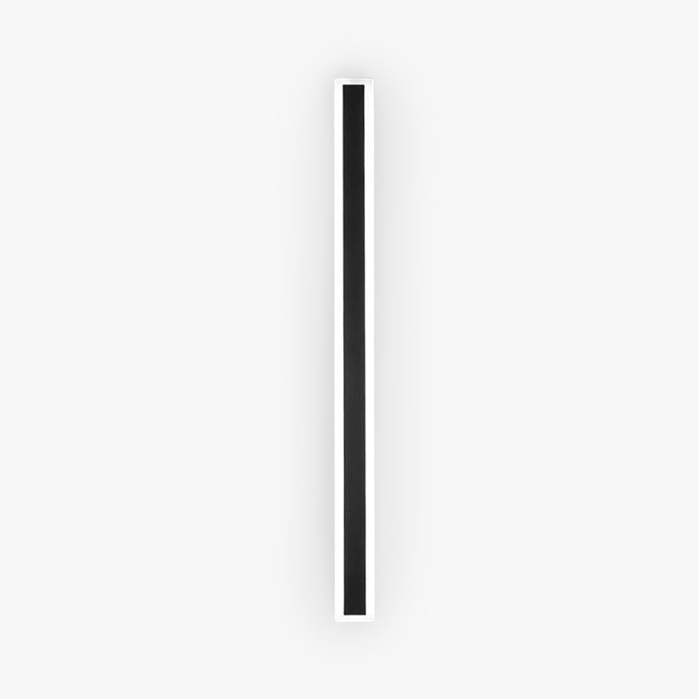 Outdoor Linear LED Wall Sconce 94.5 in Weatherproof Metal Fixture for Patio Exterior Entryway Modern Slim Profile Architecture Lighting