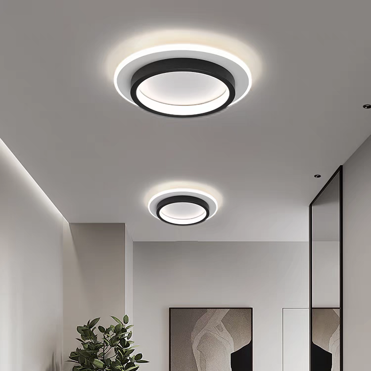 Round Flush Mount LED Light 2 in Low Profile for Bedroom Hallway Living Room Kitchen Entry Modern Ultra Slim Disk Design 10W 20W Integrated