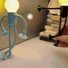 Flexible Mood LED Night Light with Warm Glow | Wireless Design for Cozy Ambiance
