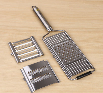 Rotary Vegetable Slicer with Stainless Steel Drums for Cabbage, Carrots, Salads & Food Prep