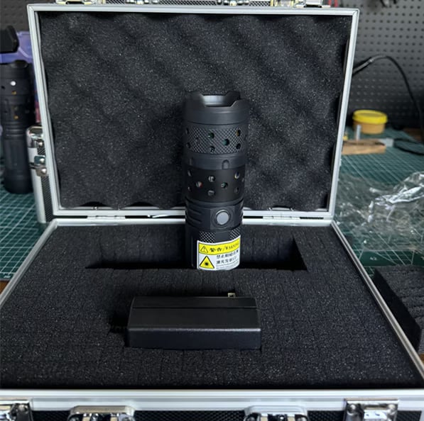 High-Power Infrared Laser Illuminator 120W with 10x Beam Expander for Extended Range and Precision