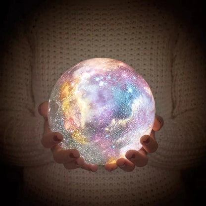 Rechargeable Star Projection Night Light – Touch Control LED Mood Lamp for Bedroom, Nursery & Relaxation – Portable Cordless Ambient