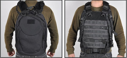 Versatile Tactical Vest Backpack with Waterproof Material & Adjustable Straps for Outdoor Adventures