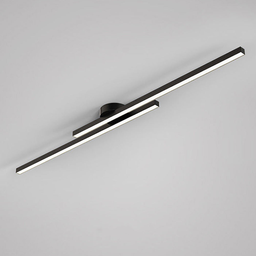 Lámpara de techo LED de montaje empotrado — Disco redondo de perfil bajo de 8.3 pulgadas para dormitorio, pasillo y entrada — Montaje en superficie de aluminio y acrílico moderno con