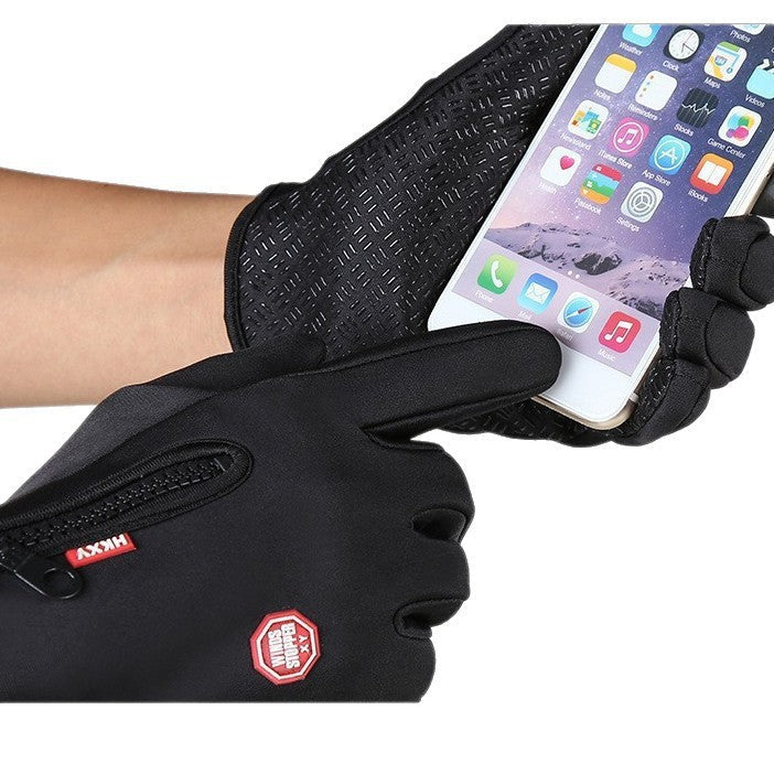 Guantes de invierno impermeables | Compatibilidad con pantallas táctiles y forro polar | Comodidad con estilo para actividades al aire libre