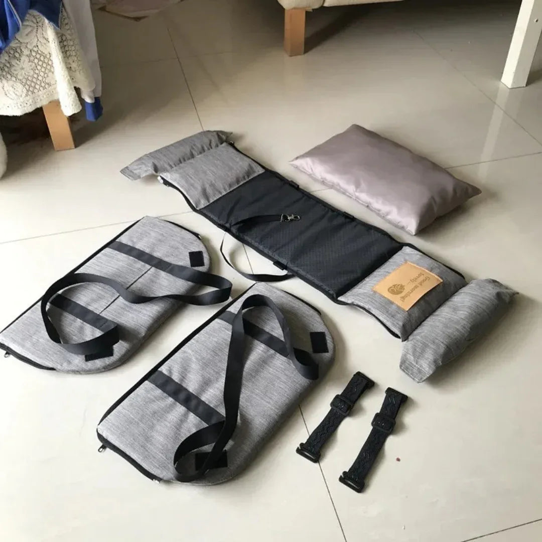 TravelBuddy | Asiento para mascotas con reposabrazos integrados para mayor seguridad y comodidad