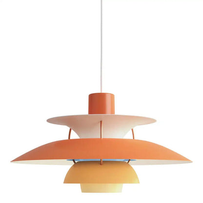 Layered Metal Pendant Light E27 Socket Minimalist Hanging Fixture for Kitchen Island Dining Table Nordic Style Ambient Ceiling Lamp Green Gr