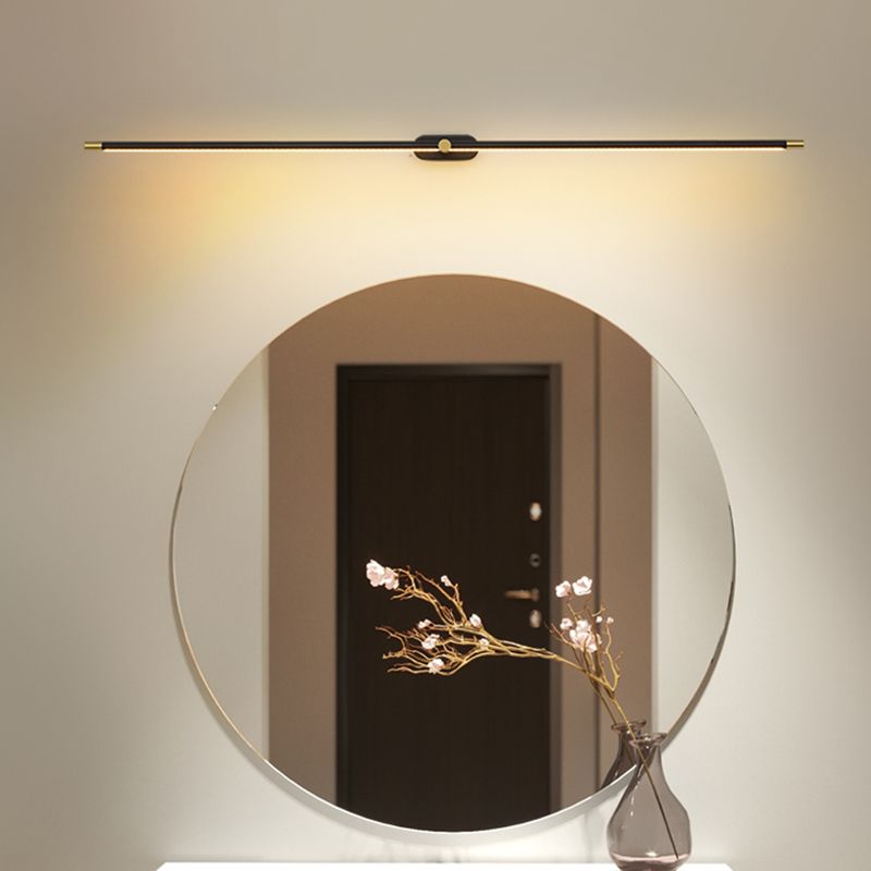 Modern Linear LED Wall Sconce – Sleek Metal & Acrylic Light Bar for Living Room, Bedroom & Bathroom | Hardwired Fixture for Contemporary