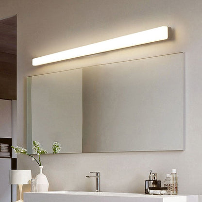 Lámpara de pared LED moderna para baño, aplique de acrílico blanco para espejo, grado de protección IP44