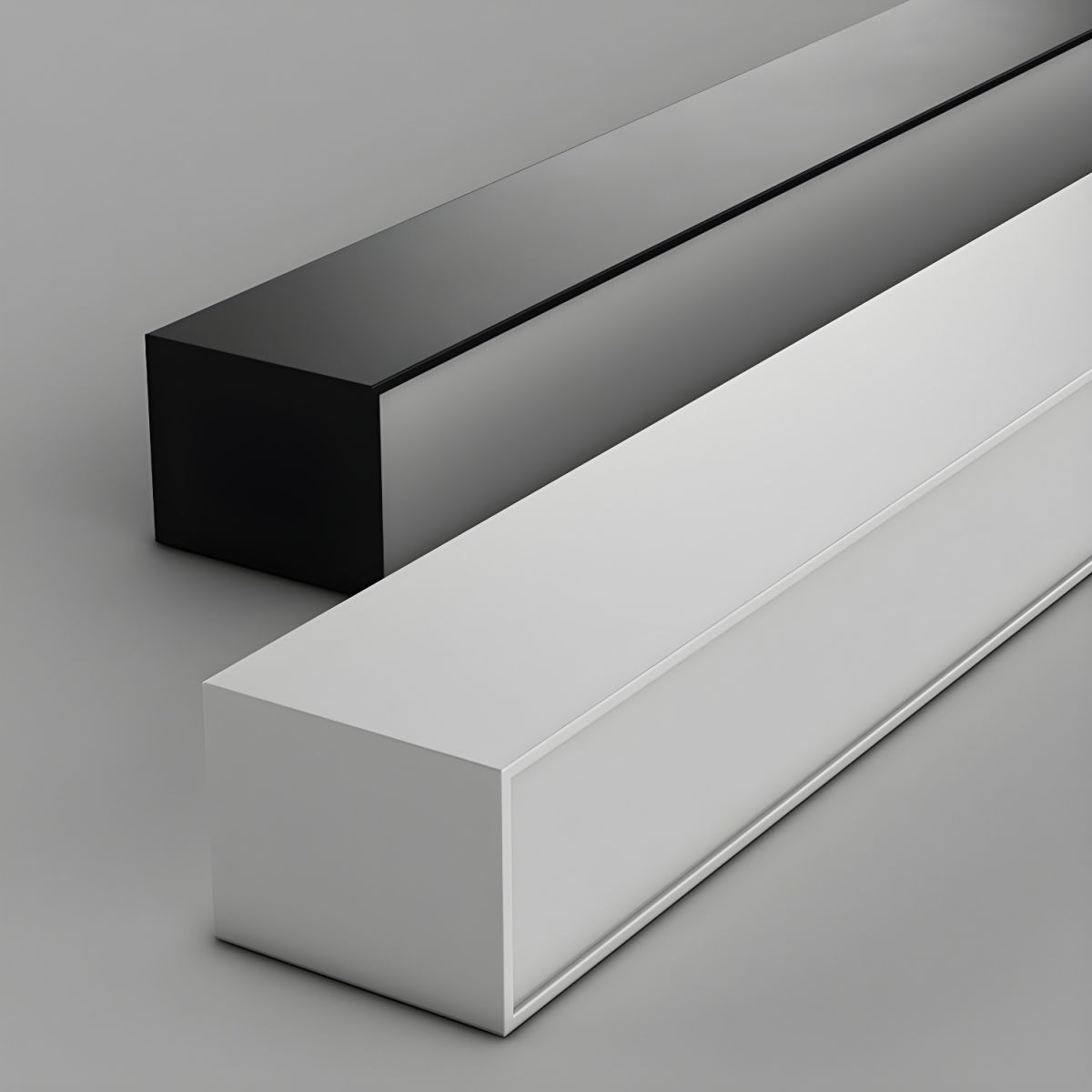 Linear LED Flush Mount Light 47-Inch Contemporary Aluminum Fixture Bedroom Hallway Kitchen Bar Overhead Lighting Slim Profile Low Profile Bl