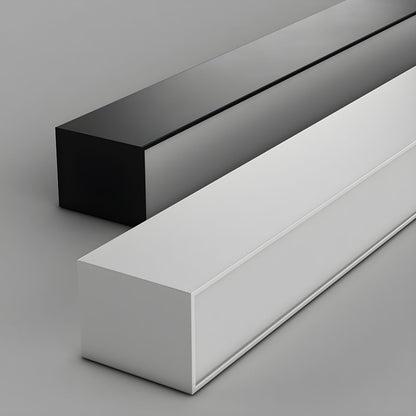 Linear LED Flush Mount Light 47-Inch Contemporary Aluminum Fixture Bedroom Hallway Kitchen Bar Overhead Lighting Slim Profile Low Profile Bl