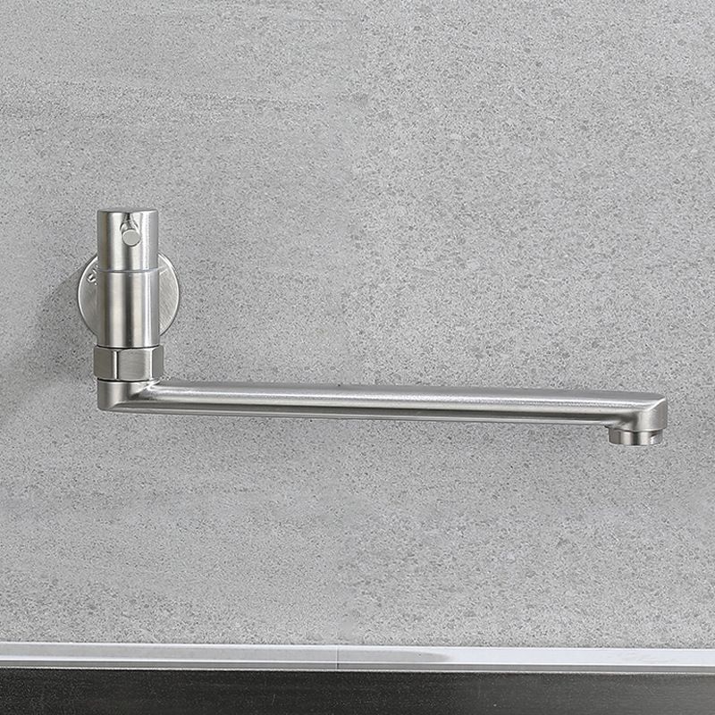 Grifo giratorio de acero inoxidable para montaje en pared – Llenador de ollas monomando para cocina